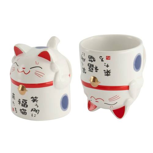 Mug Chat Kawaii Bleu